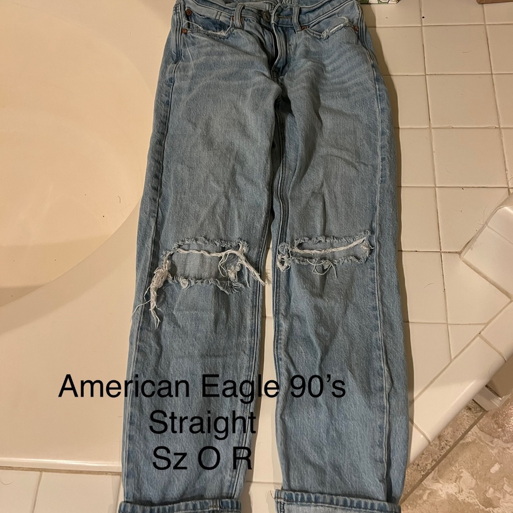 American Eagle 90s Straight sz Junior OR